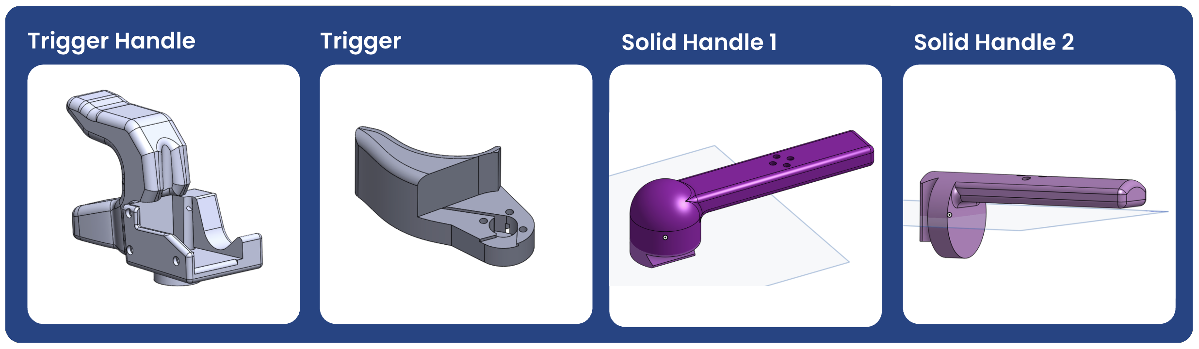 3D-printed parts / CAD for the exoskeleton